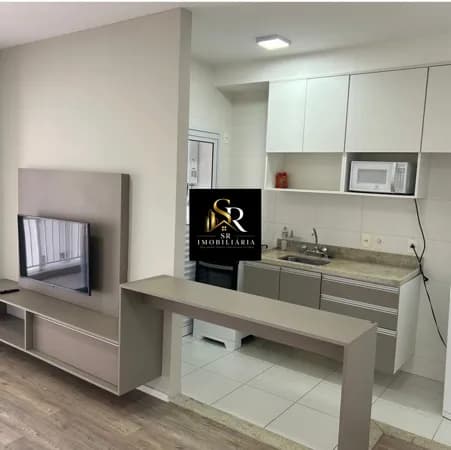 Apartamento 50m² com 1 Dormitório, Móveis Planejados e TV – Barueri/SP