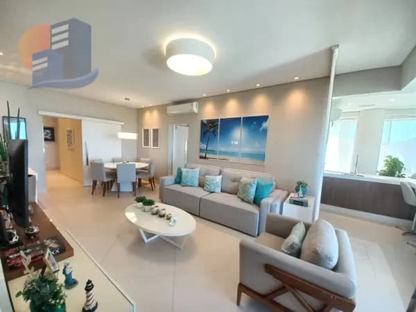 Apartamento de Alto Padrão com 03 Suítes, Varanda Gourmet e Vista Panorâmica para o Mar na Praia da Enseada – Guarujá