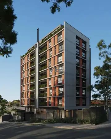 Apartamento padrão com 3 quartos, 77m² privativos, churrasqueira á carvão, no Água Verde, Curitiba - PR.