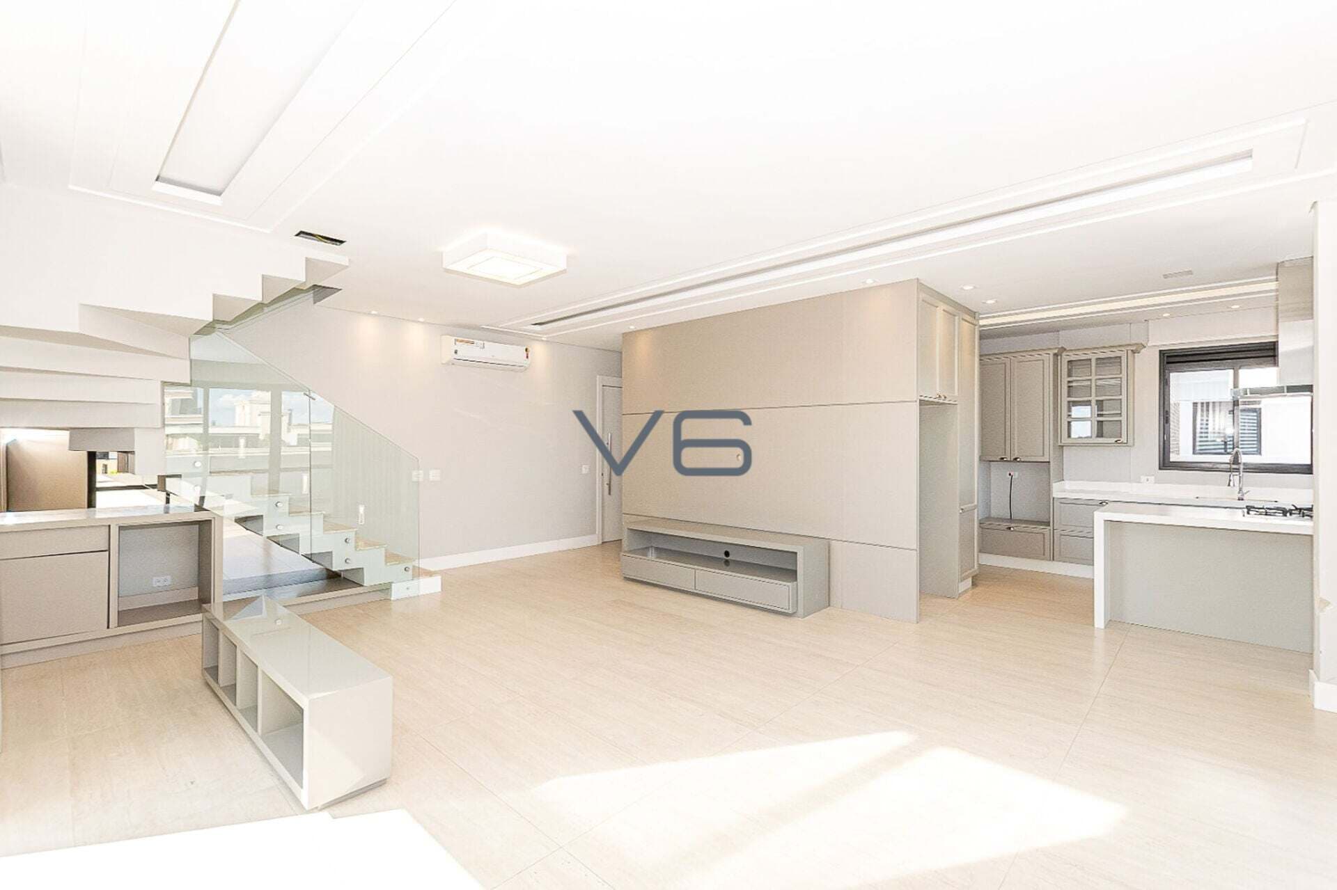 Apartamento Cobertura Duplex Alto Padrão com 2 suítes, 4 vagas de garagem, 187,38m² privativos, no Juvevê, Curitiba - PR.