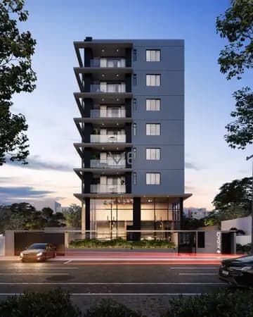 Apartamento padrão com 61m² privativos, 2 quartos, 1 vaga de garagem, no Centro, Curitiba - PR.