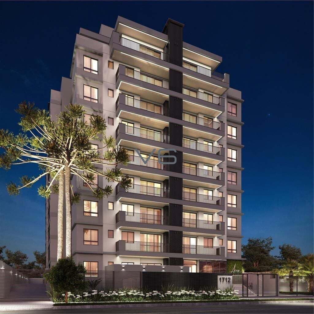 Apartamento padrão com 71m² privativos, 3 quartos, 2 vagas garagem, no Juvevê, Curitiba - PR.