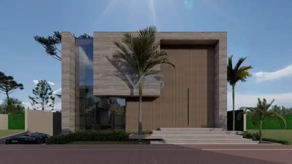 Casa alto padrão com 500 m² privativos, 4 suítes, piscina, 4 vagas de garagem, no Batel, Curitiba - PR.