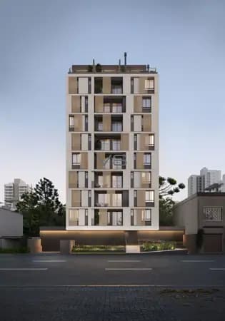 Apartamento Studio com 1 quarto, 31 m² privativos, no Mercês, Curitiba - PR.