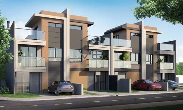 Casa Padrão com 3 quartos, 132m² privativos, 2 vagas de garagem, no Santa Cândida, Curitiba - PR.
