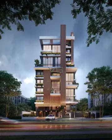 Apartamento Alto Padrão com 168 m² privativos, 3 suítes, 3 vagas de garagem, no Batel Curitiba - PR.