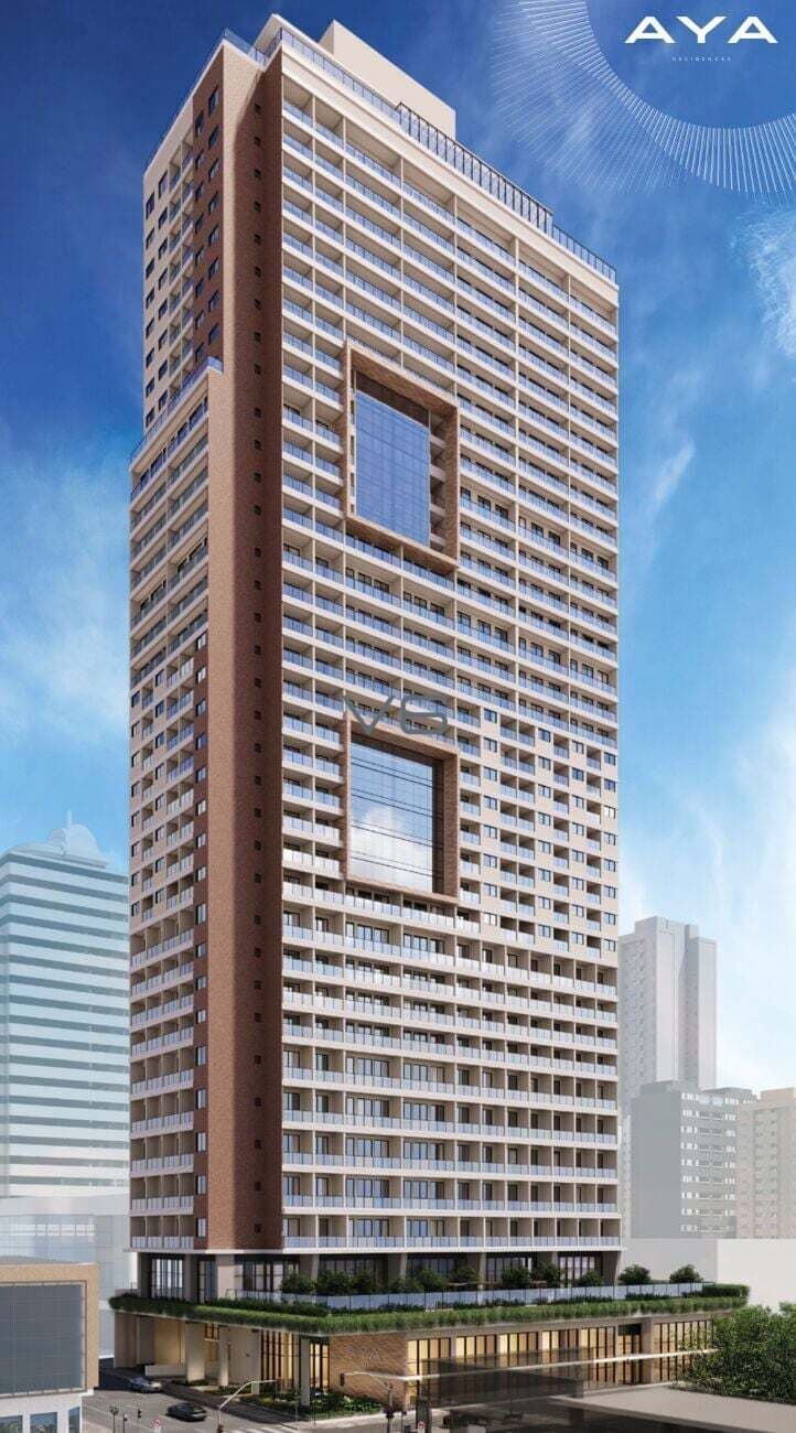 Studio, 27m² privativos, no Centro, Curitiba - PR.