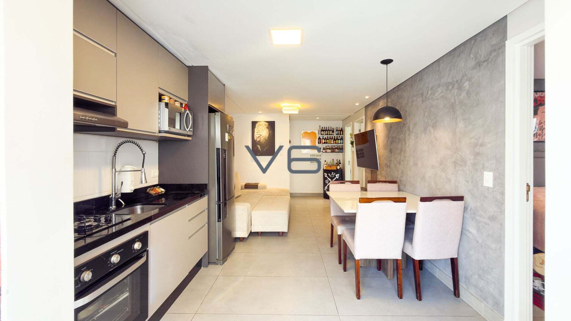 Apartamento Padrão com 2 quartos, 1 vaga de garagem, 50,05m² privativos, no Mossunguê, Curitiba - PR.