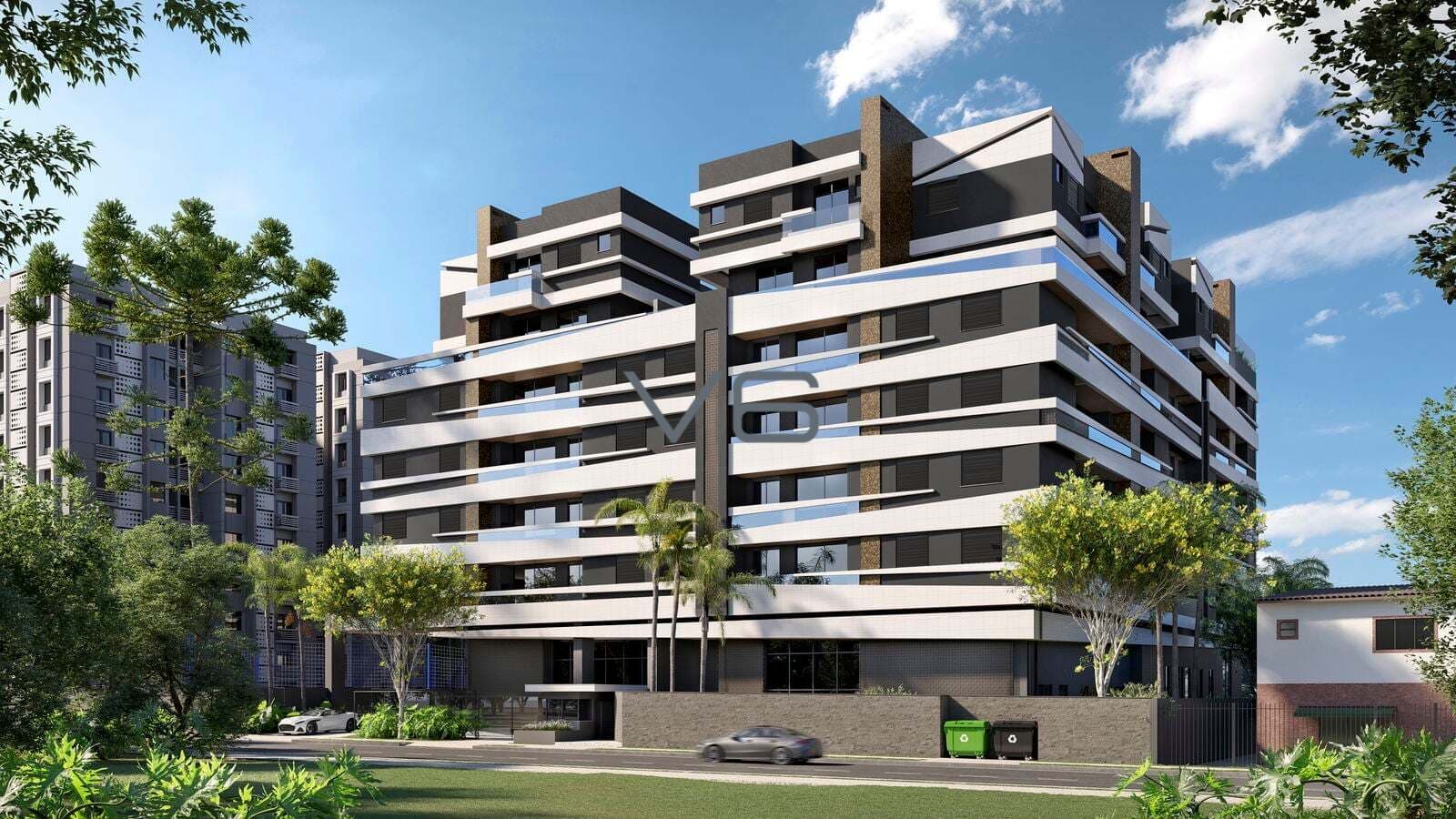 Apartamento alto padrão com 2 quartos, 75m² privativos, 2 vagas de garagem, no Ecoville, Curitiba - PR.