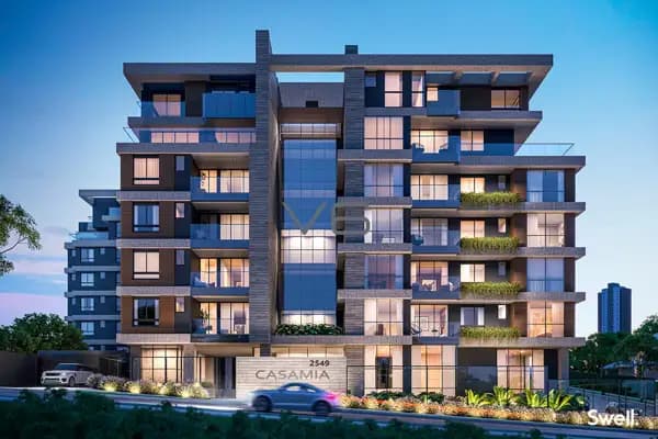 Apartamento Garden com 3 Suítes, 139 m² + 97m² privativos, 3 suítes, 3 vagas de garagem, sacada gourmet, em localização privilegiada no bairro Champagnat em Curitiba.