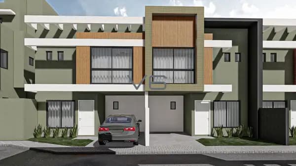 Casa Alto Padrão com 3 quartos, 130m² privativos, 2 vagas de garagem, no Portão, Curitiba - PR.