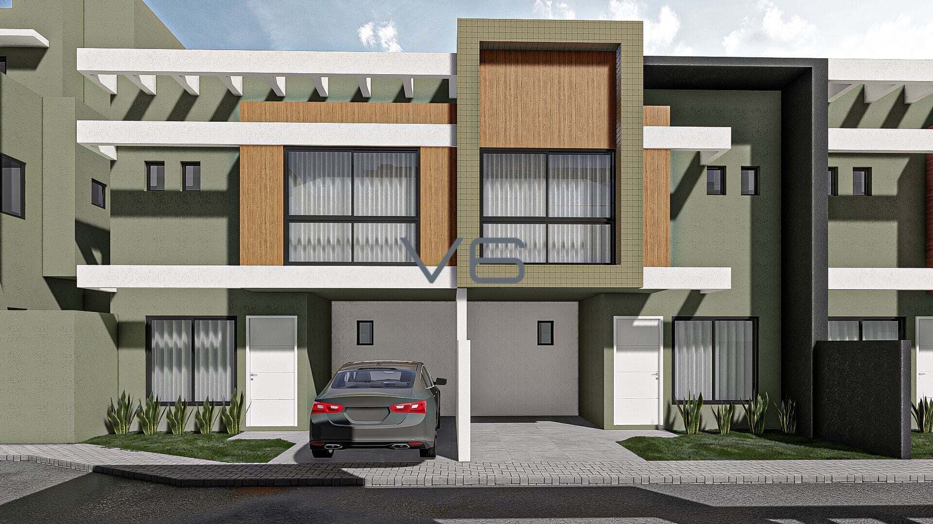 Casa Alto Padrão com 3 quartos, 130m² privativos, 2 vagas de garagem, no Portão, Curitiba - PR.
