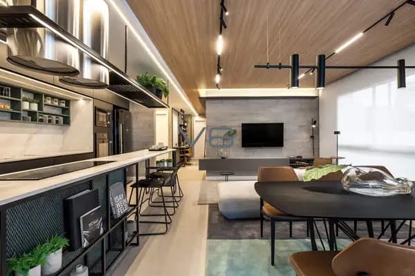 Apartamento Alto Padrão, com 3 quartos, 112 m² privativos, 2 vagas de garagem, no Ecoville, Curitiba - PR.