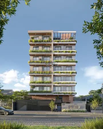 Apartamento padrão com 2 quartos, 64m² privativos, 1 vaga de garagem, no Centro Cívico, Curitiba - PR.