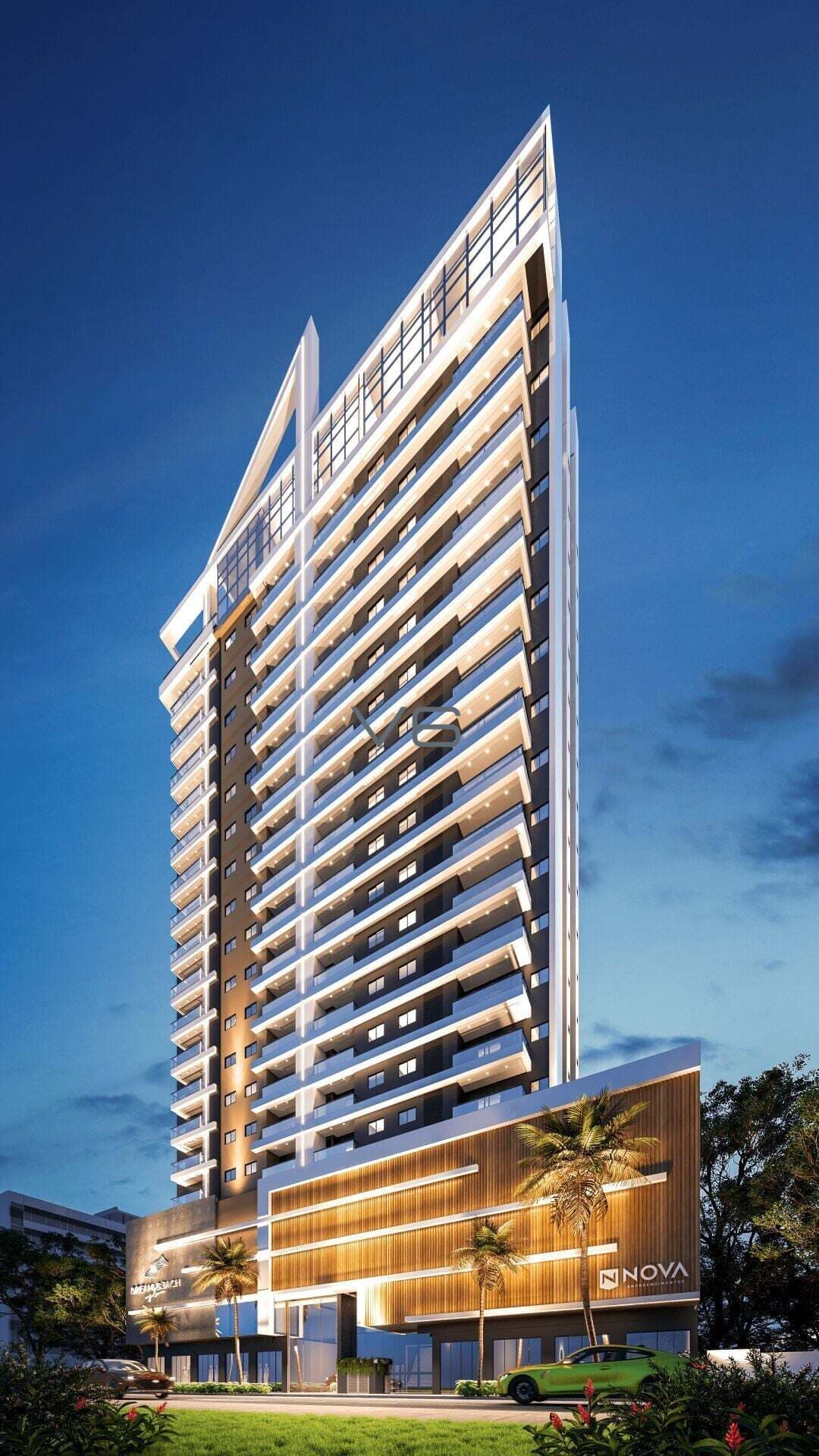 Apartamento Alto Padrão com 2 quartos, 70m² privativos, 1 vaga de garagem, Meia Praia, Itapema - SC