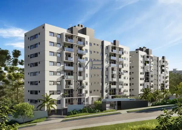 Apartamento padrão com 3 quartos, 66,91m² privativos, 1 vaga de garagem, no Campo Comprido, Curitiba - PR.