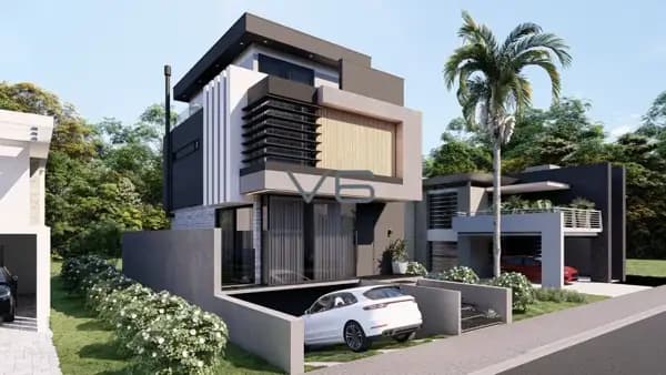 Casa alto padrão com 224m² privativos, 3 quartos com Suíte