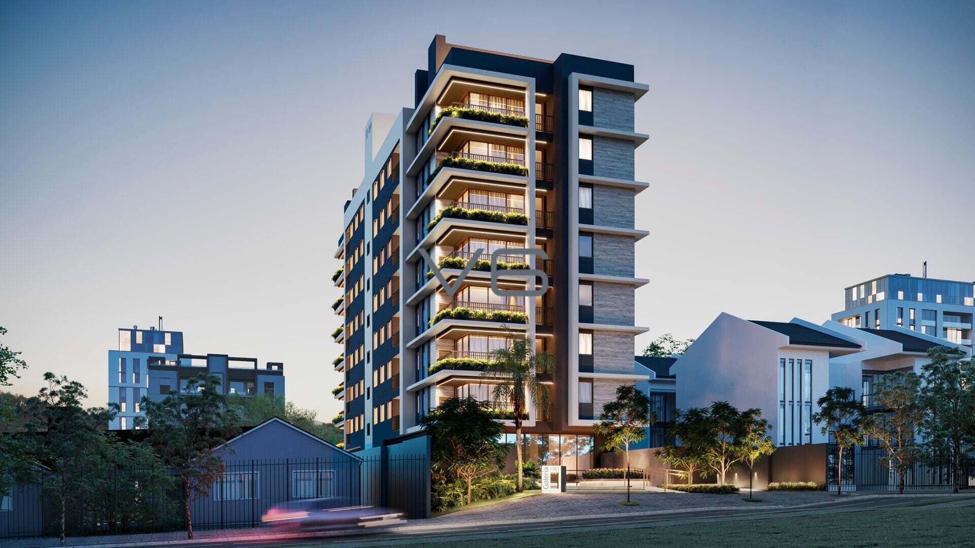 Apartamento Alto Padrão com 3 quartos, 70m² privativos, 1 vaga de garagem, no Juvevê, Curitiba - PR.