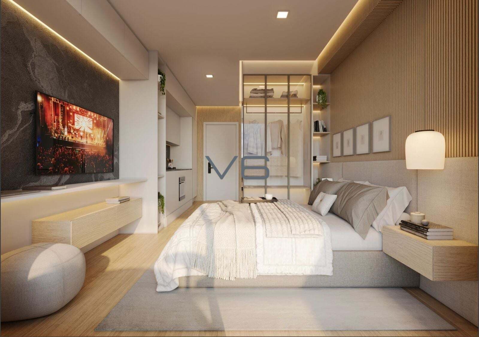 Apartamento Studio de 25m² privativos, no Centro, Curitiba - PR