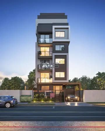 Apartamento studio 21m² privativos, no Jardim Botânico, Curitiba - PR.