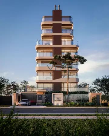 Cobertura Duplex com 4 suítes, 252m² privativos, 4 vagas de garagem, no Água Verde, Curitiba - PR.