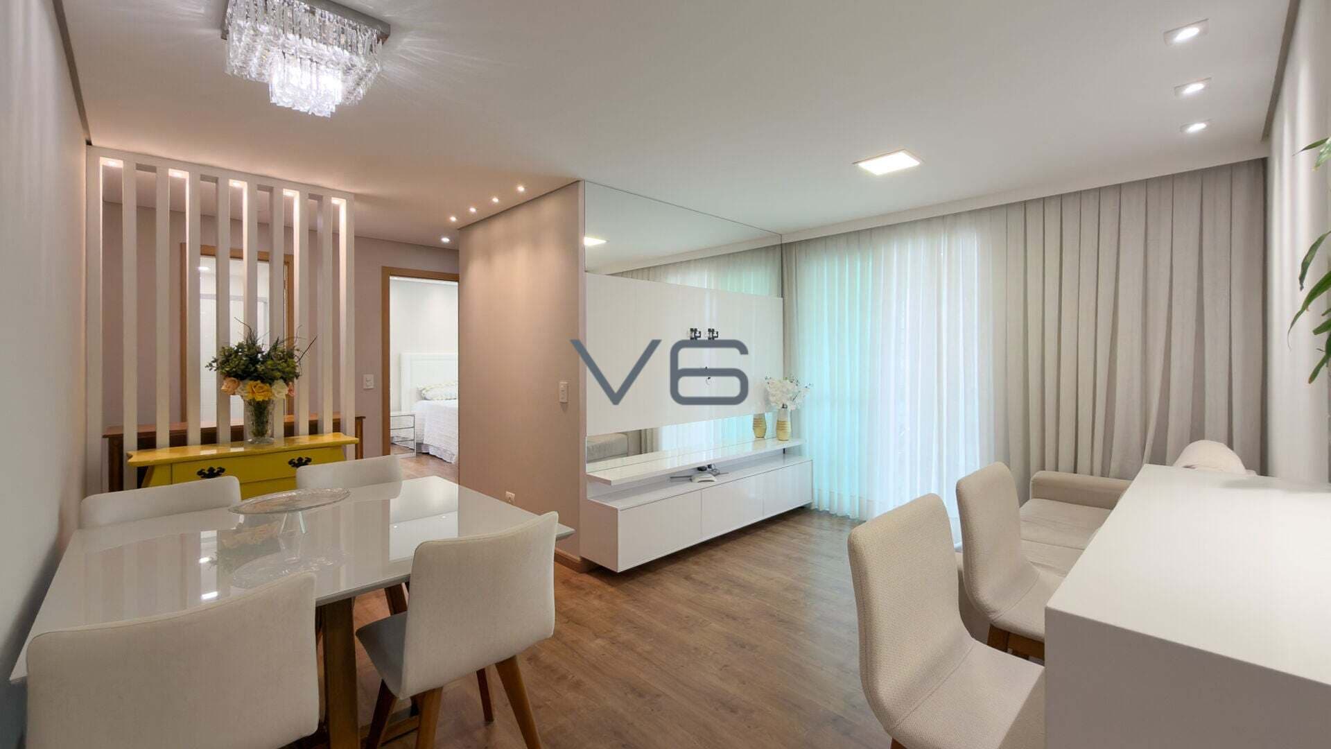 Apartamento Padrão com 2 quartos, 1 vaga de garagem, 61m² privativos, no Ecoville, Curitiba - PR.