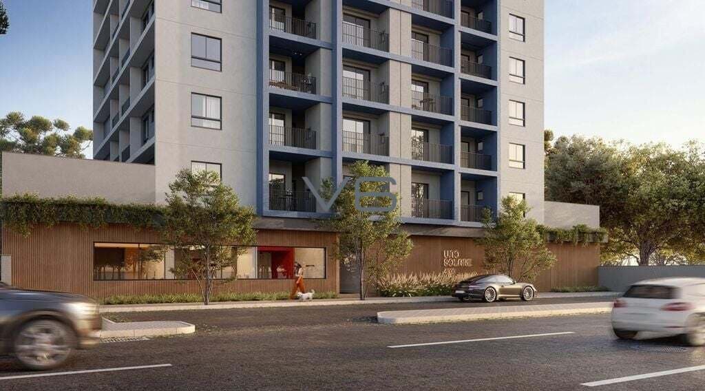 Apartamento studio com 2 quartos, 50m² privativos, varanda gourmet, no Portão, Curitiba - PR.