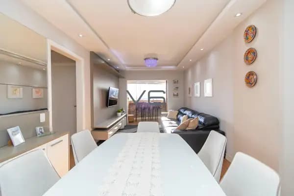 Apartamento com 89 m² privativos, 3 quartos, 1 vaga de garagem , no Água Verde, Curitiba-PR.
