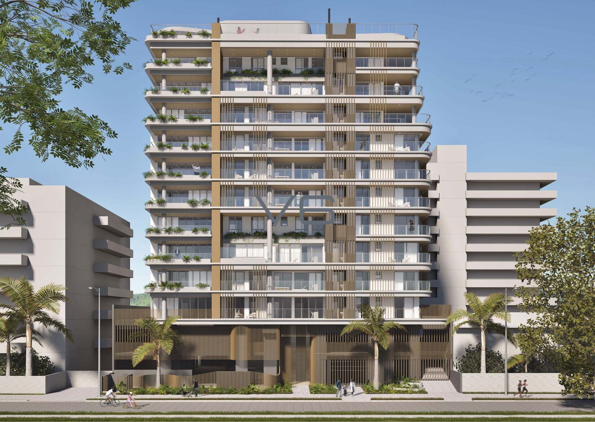 Apartamento Alto Padrão com 3 Quartos, 3 Suítes, 2 Vagas de Garagem, 158,23m² Privativos, no Centro, Guaratuba-PR.