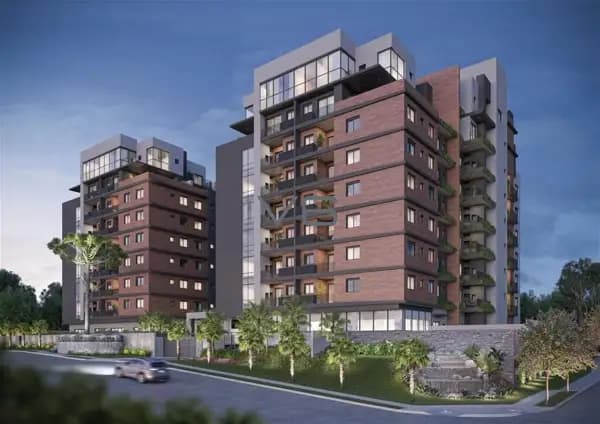 Apartamento com 2 quartos, 68m² privativos, 1 vaga de garagem, no Cabral, Curitiba - PR.