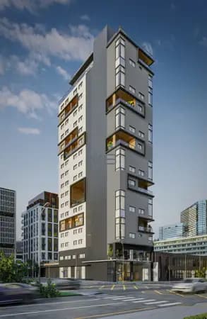 Studio com 17m² privativos, no Centro, Curitiba - PR.