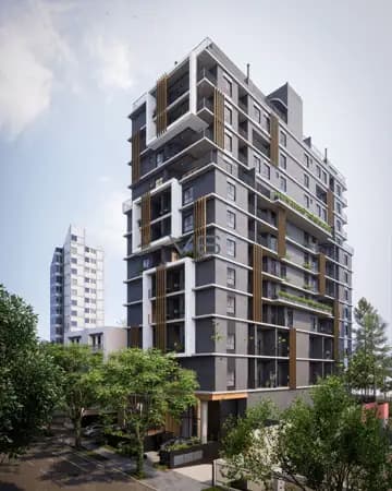 Apartamento padrão com 3 quartos, 72m² privativos, 1 vaga de garagem, no Água Verde, Curitiba - PR.
