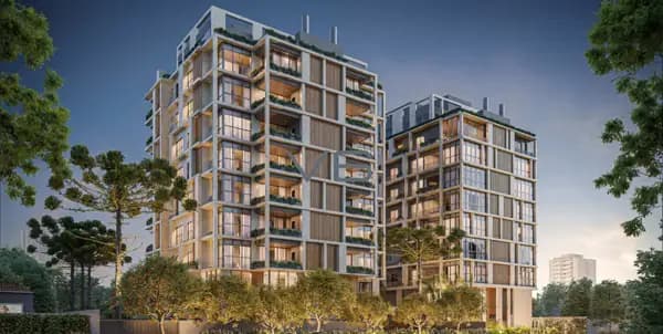 Apartamento alto padrão com 3 quartos, 148m² privativos, 2 vagas de garagem, no Cabral, Curitiba - PR.