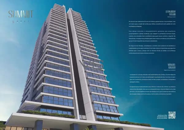 Apartamento Alto Padrão de 141m² privativos, 3 suítes, 2 vagas de garagem no Batel, Curitiba - PR.