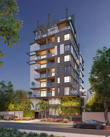 Apartamento com 2 suítes, 89 m² privativos, 2 vagas de garagem, no Água Verde, Curitiba - PR.