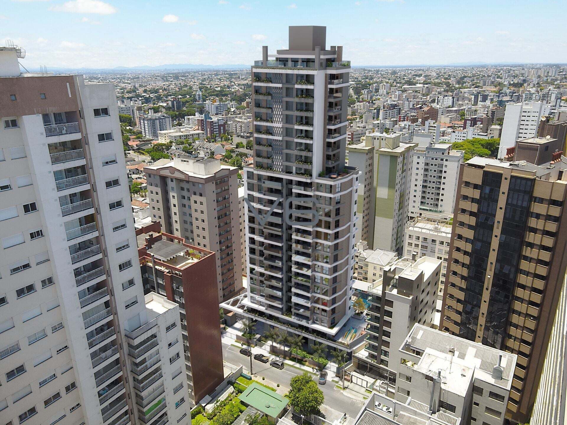 Apartamento Alto Padrão com 403,16 m² privativos, 4 suítes, 4 vagas de garagem, no Água Verde, Curitiba - PR.