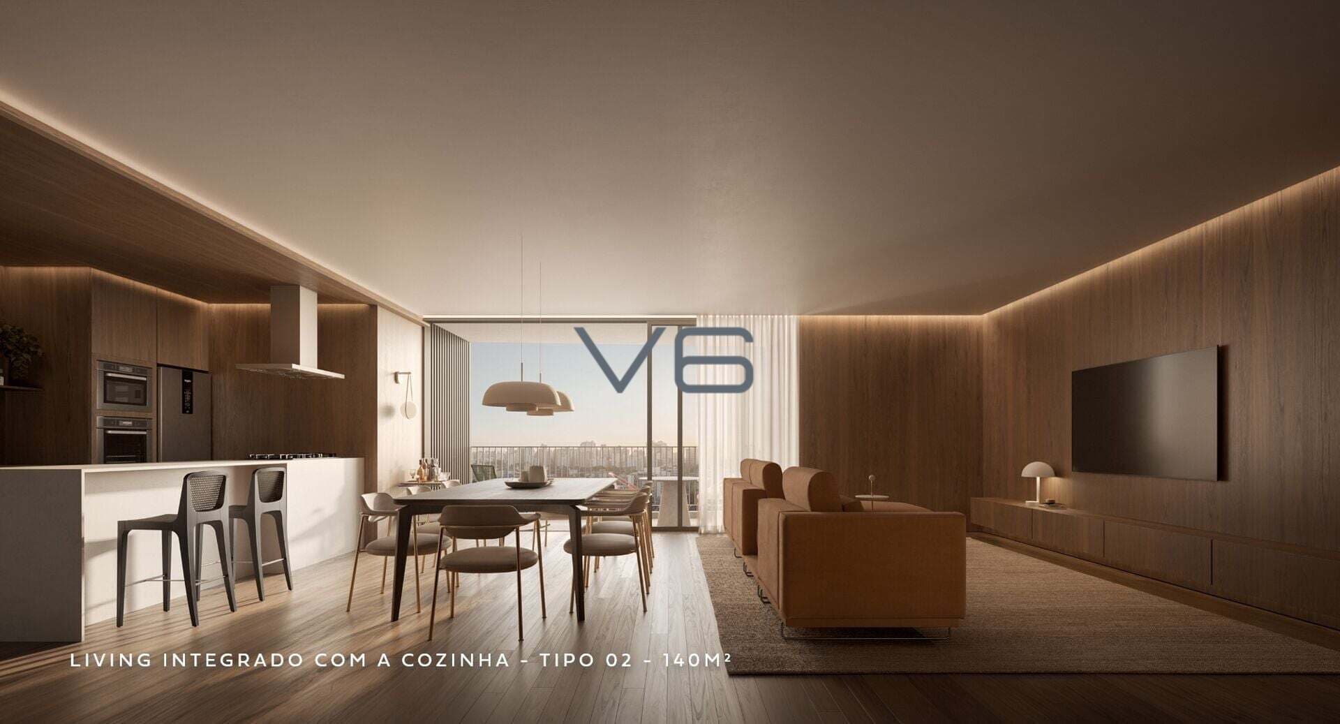 Apartamento Alto Padrão com 140,97m² privativos, no Água Verde, Curitiba - PR.