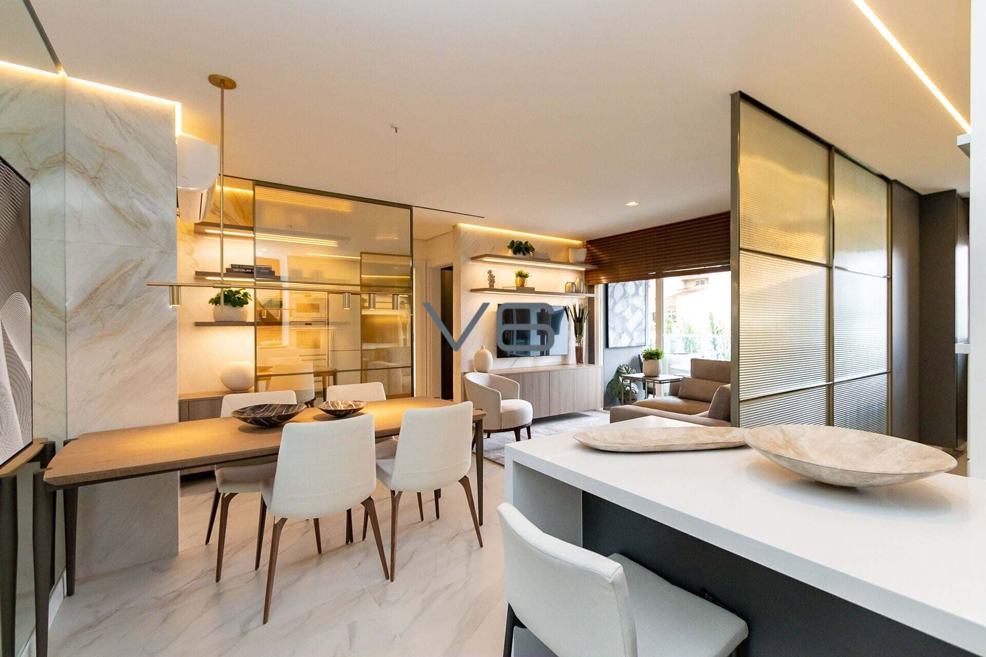 Apartamento com 3 quartos, 87m² privativos, 2 vagas de garagem, no Ecoville, Curitiba-PR.