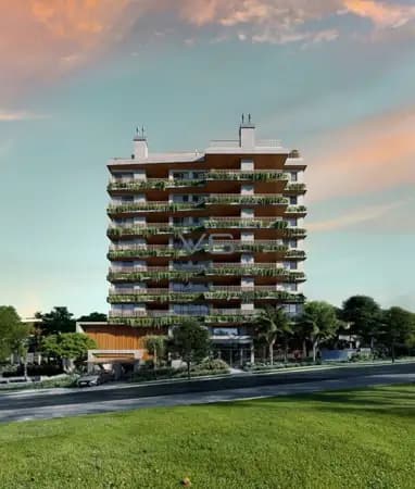 Apartamento Garden, 3 quartos, 218 m² privativos, 3 vagas de garagem, no Água Verde, Curitiba - PR.