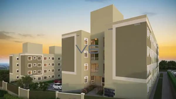 Apartamento padrão com 1 quarto, 38m² privativos, 1 vaga de garagem, no Santa Candida, Curitiba - PR.