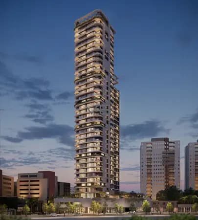 Apartamento Alto Padrão com 141 m² privativos, 3 quartos, 3 vagas de garagem, no Agua Verde, Curitiba-PR.