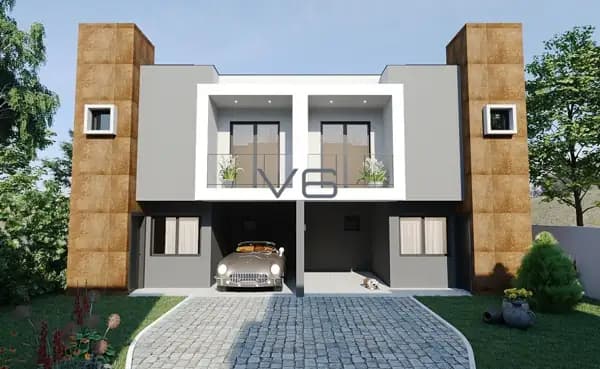 Sobrado padrão com 3 quartos, 123m² privativos, 2 vagas de garagem, no Portão, Curitiba - PR.