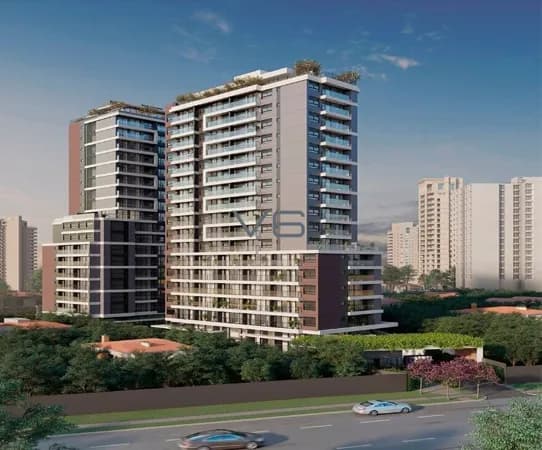 Studio com 37m² privativos, 1 vaga de garagem, no Cristo Rei, Curitiba - PR.