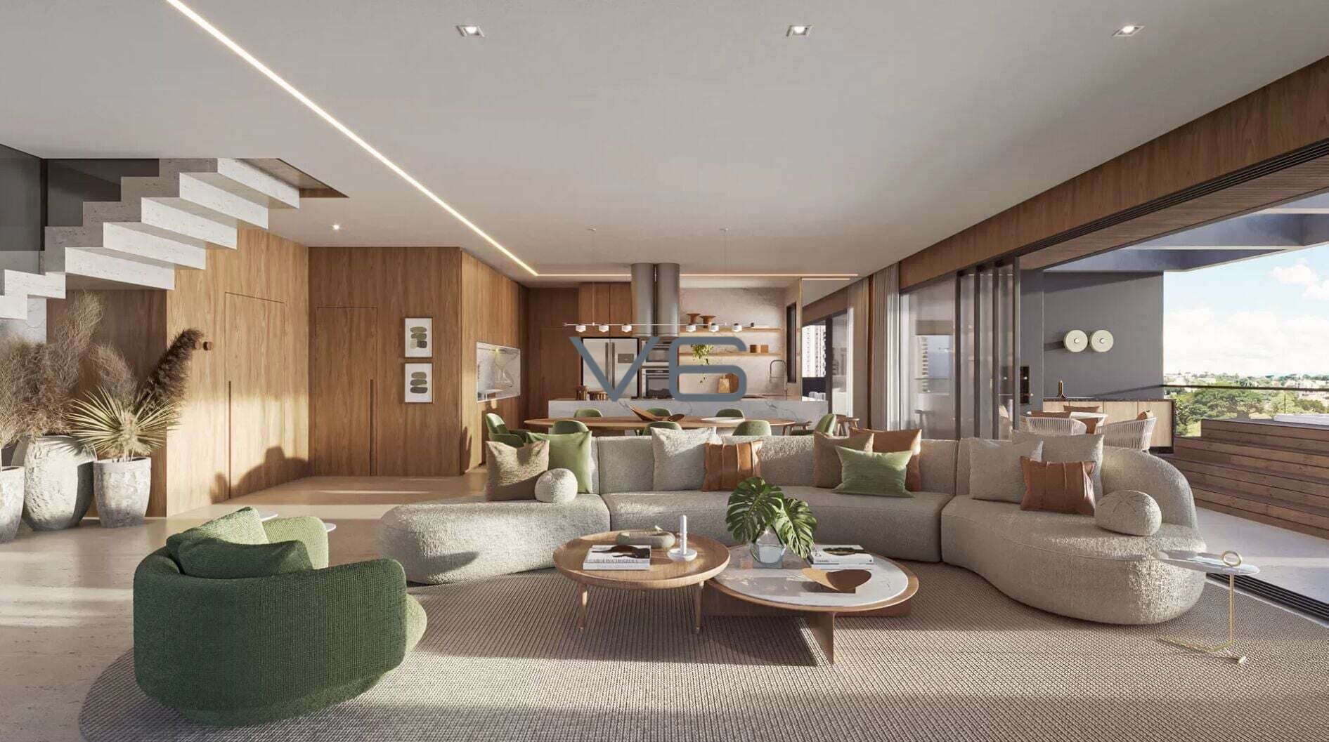 Apartamento Alto Padrão com 3 suítes, 4 vagas de garagem, 172m² privativos, no Cabral, Curitiba - PR.