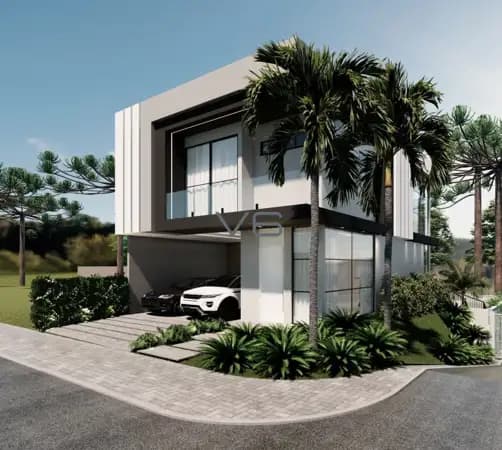 Sobrado em Condomínio com 3 Suítes, 2 Vagas de Garagem, 238m² Privativos, no Tanguá, Curitiba- PR.
