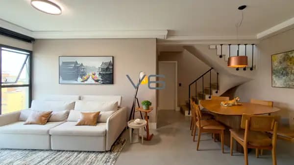 Apartamento Cobertura Duplex Alto Padrão com 3 quartos, 2 vagas de garagem, 197m² privativos, no Vila Izabel, Curitiba - PR.