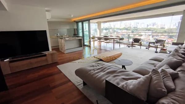 Apartamento para locação na Vila Madalena com 132m², 1 quarto e 2 vagas