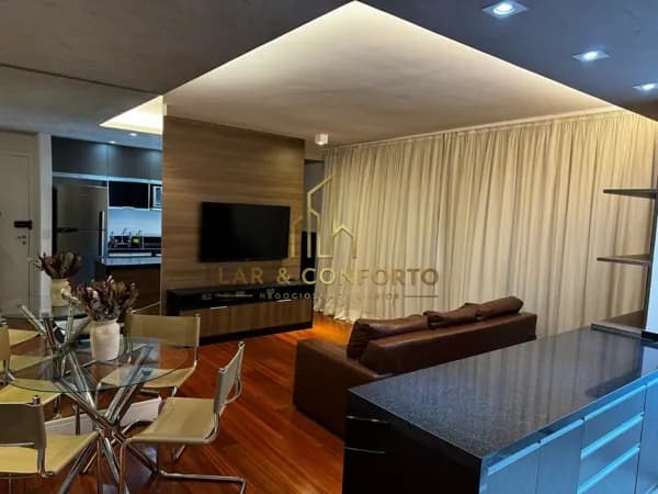 Apartamento para alugar com 60m², 1 quarto e 2 vagas