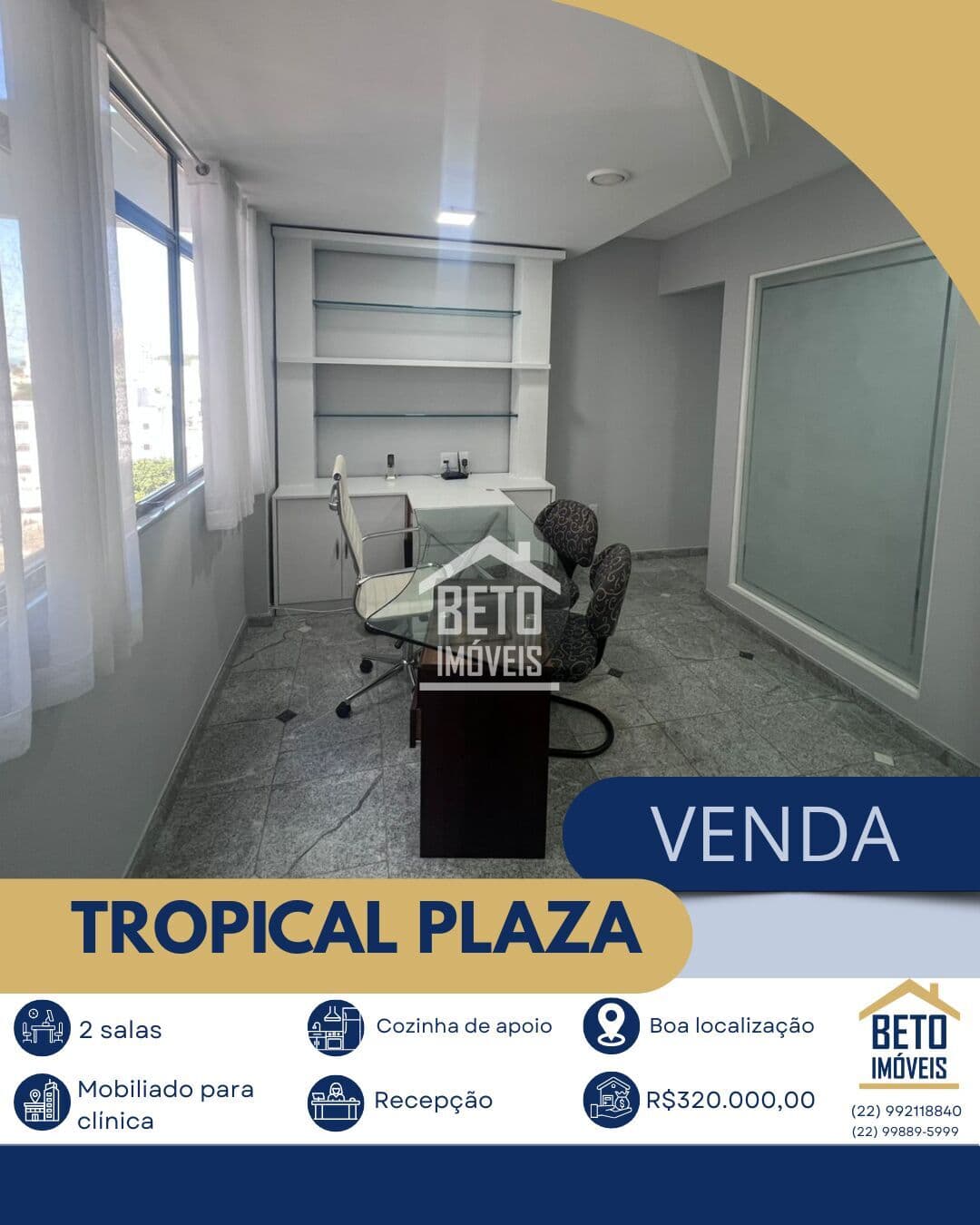 Sala comercial em Centro, Macaé/RJ