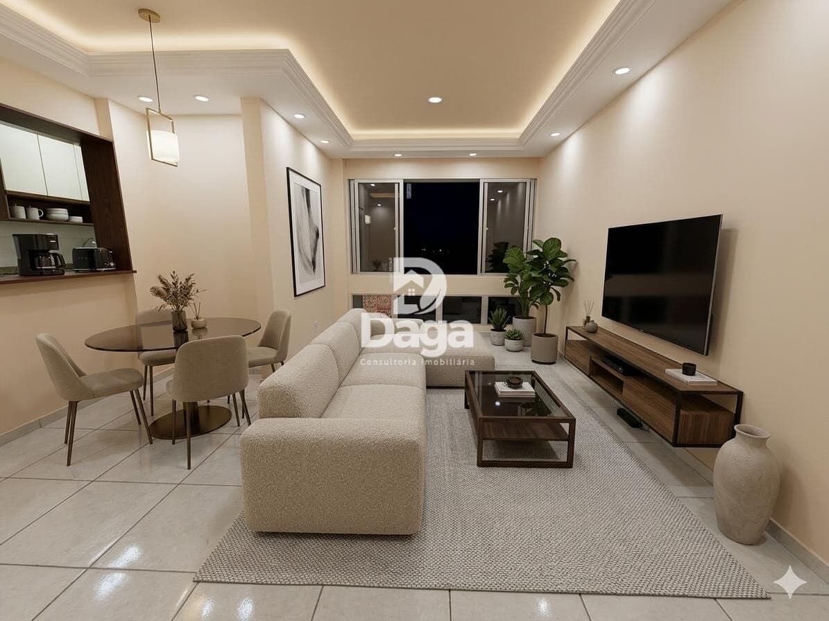 Apartamento com 02 dormitórios e vista mar no centro